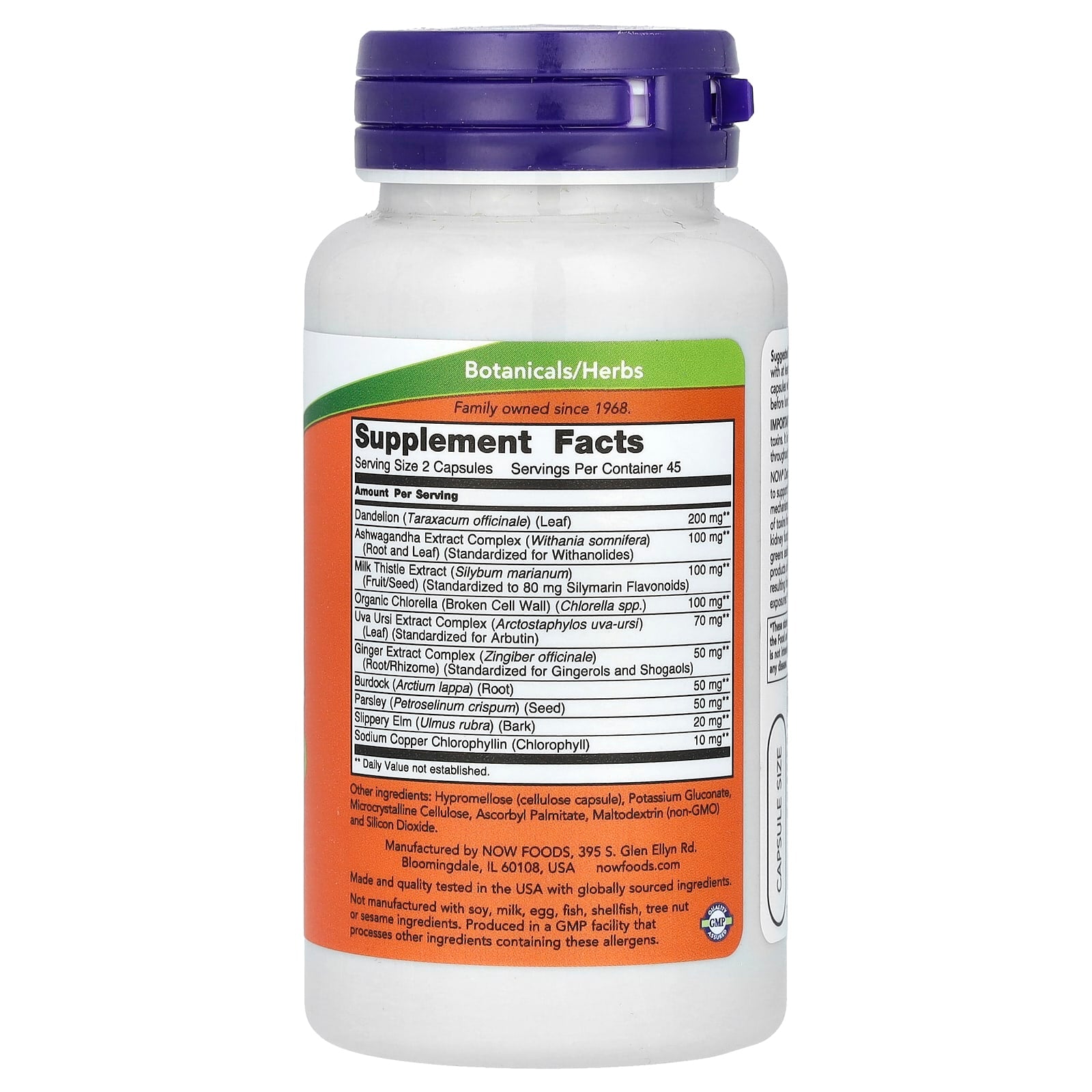 NOW Foods, Detox & Cleanse, 90 Capsules - Image 2