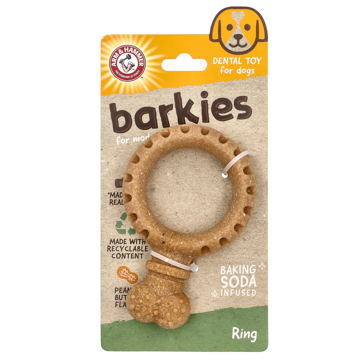Arm & Hammer Barkies Dental Toy for Moderate Chewers - Image 1