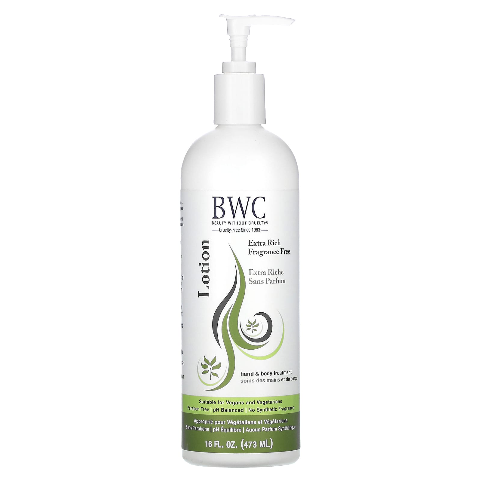 Vegan Cruelty-Free Hand & Body Treatment Lotion 16 fl oz - Image 1