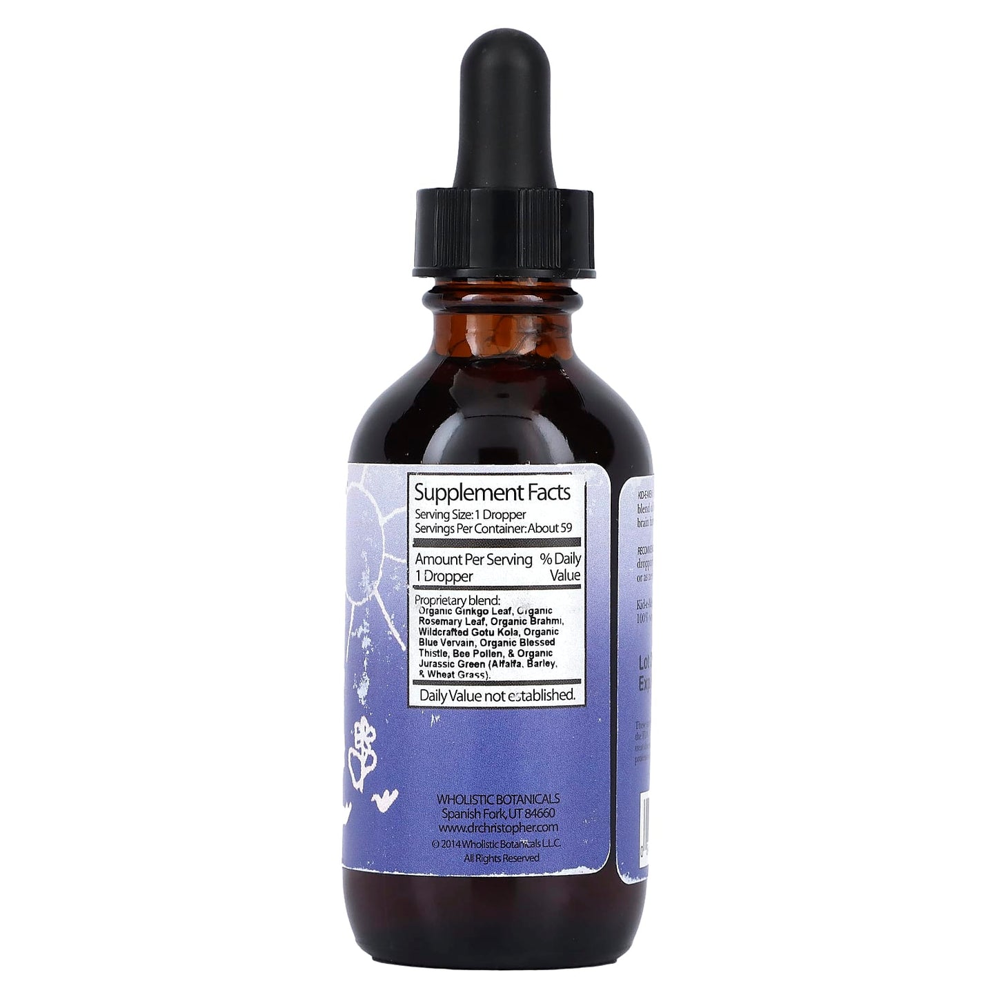 Christopher's Original Formulas Kid-e-Mem Brain Support Supplement 2 fl oz - Image 2
