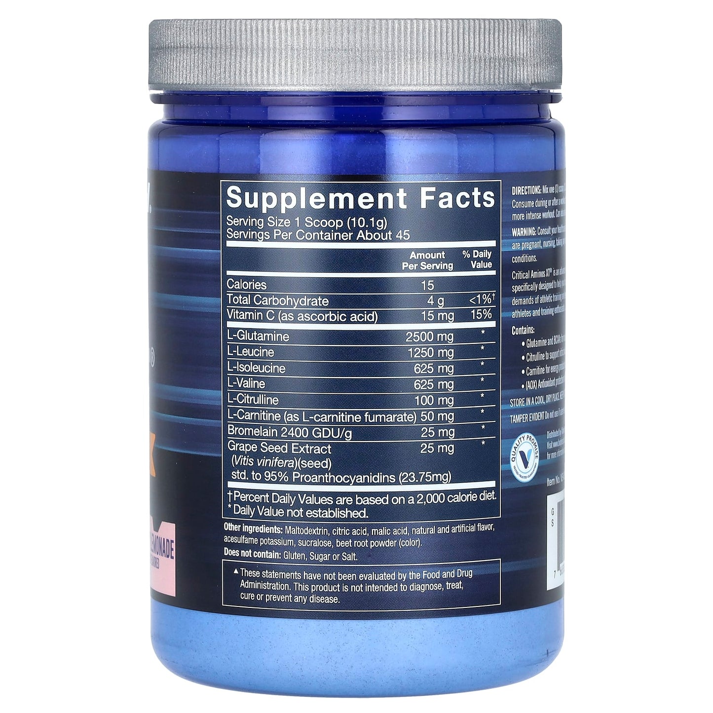BodyTech Critical Aminos XT Intra/Post Workout Supplement - Image 2