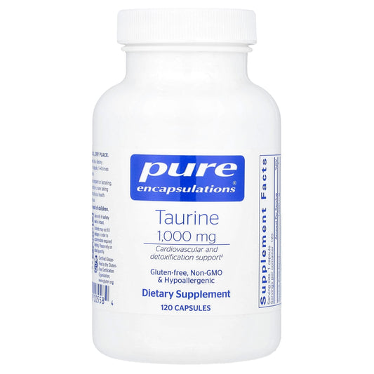 Pure Encapsulations, Taurine, 1,000 mg, 120 Capsules - Image 1
