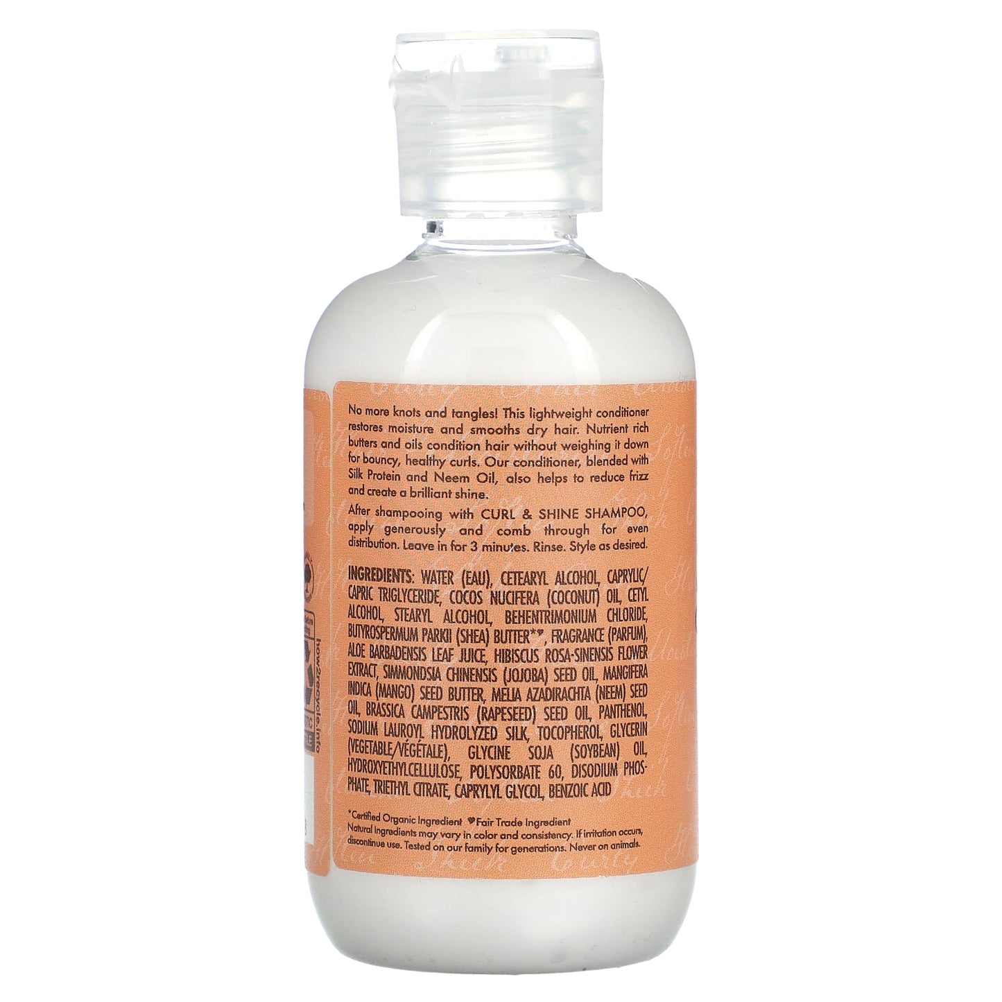 SheaMoisture, Curl & Shine Conditioner, Thick, Curly Hair, Coconut & Hibiscus, 3.2 fl oz (95 ml) - Image 2
