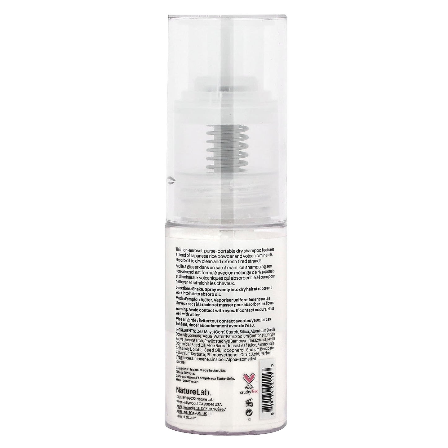 NatureLab Tokyo, Perfect Clean, Dry Shampoo, Rice Powder, 0.74 oz (21 g) - Image 2