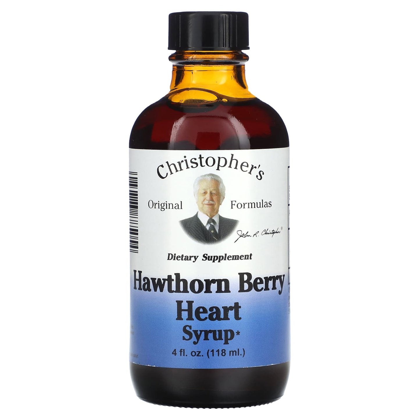 Hawthorn Berry Heart Syrup by Christopher's Original Formulas - Organic & Vegan - Image 1