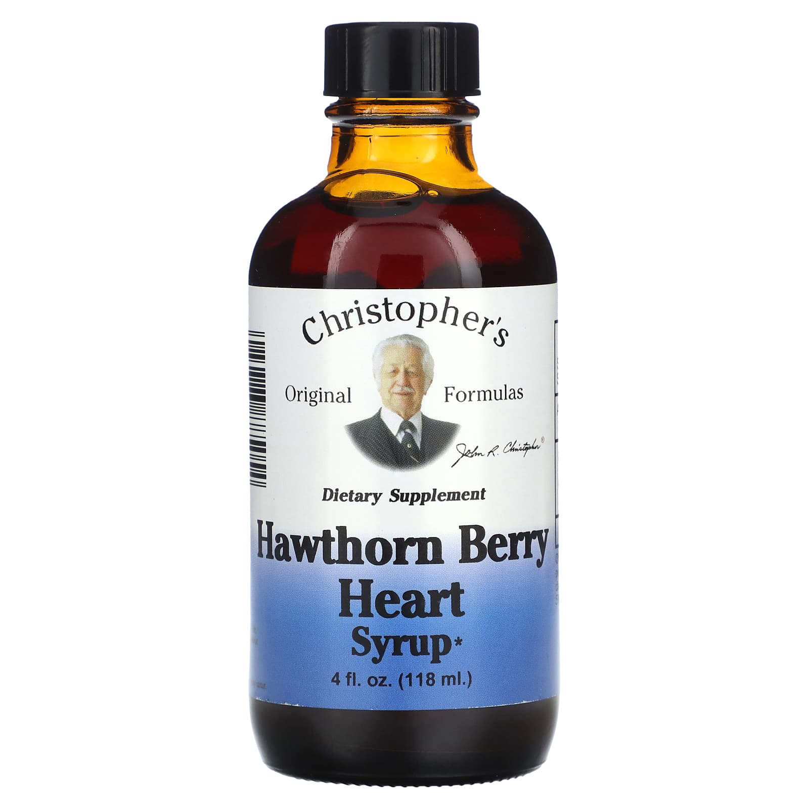 Hawthorn Berry Heart Syrup by Christopher's Original Formulas - Organic & Vegan - Image 1