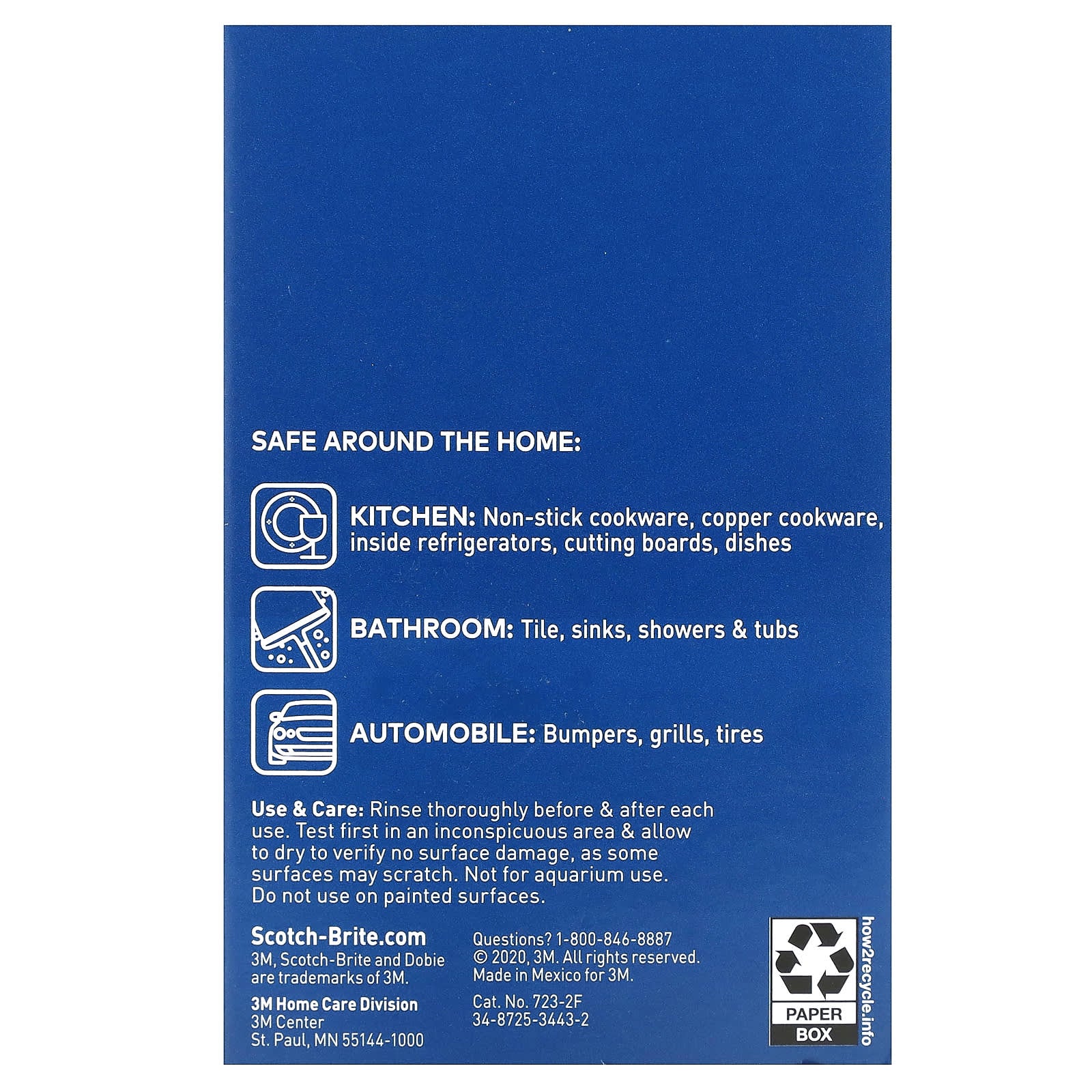 Scotch-Brite, Dobie, Original All-Purpose Cleaning Pads, 3 Pads - Image 2