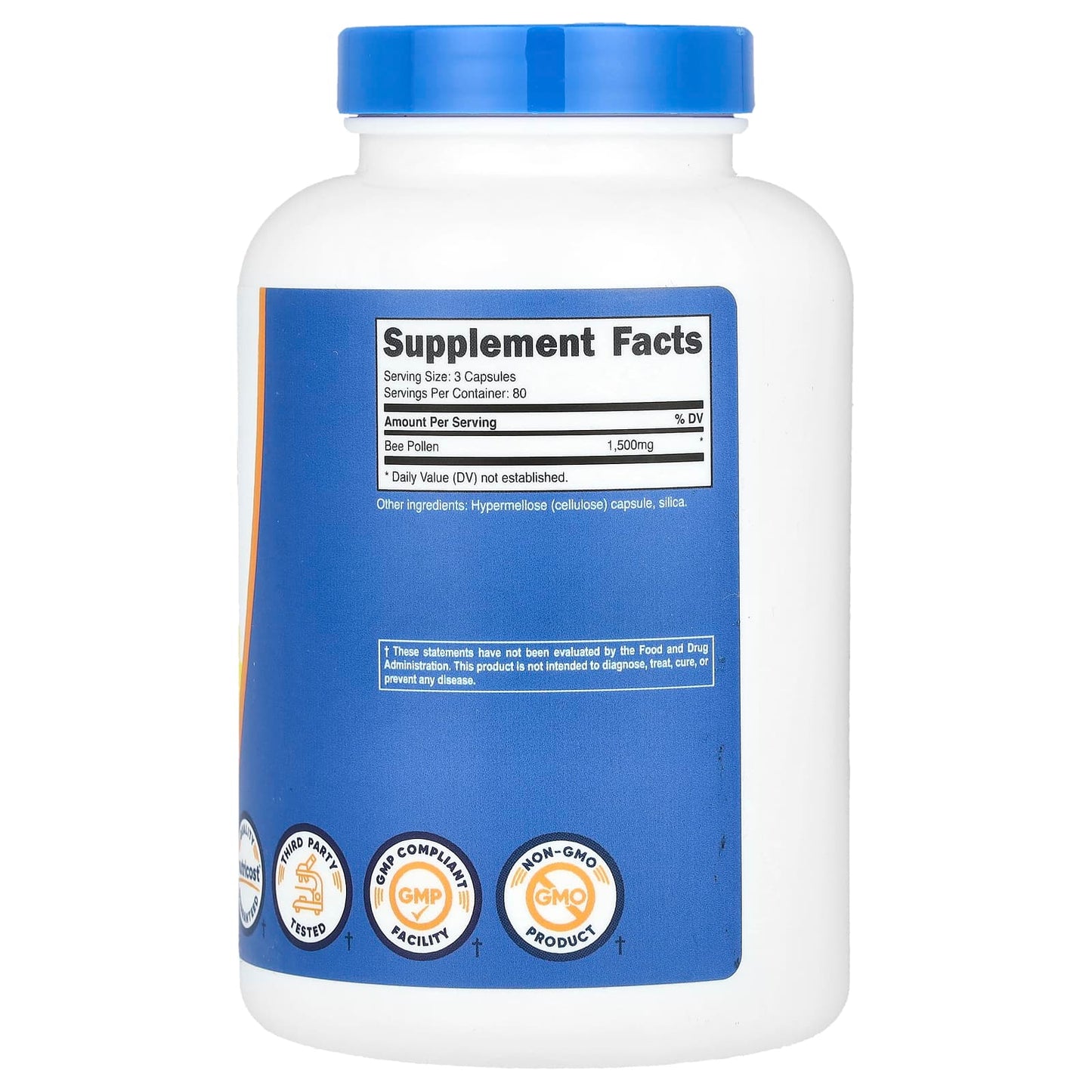Nutricost, Bee Pollen, 240 Capsules (500 mg per Capsule) - Image 2
