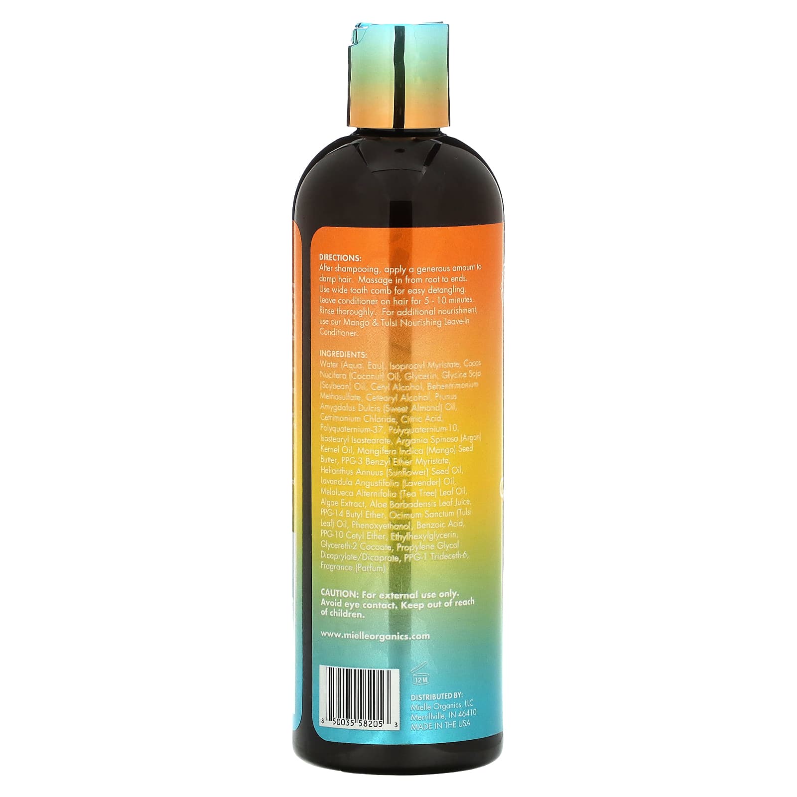 Mielle, Nourishing Conditioner, Mango & Tulsi, 12 fl oz (355 ml) - Image 2
