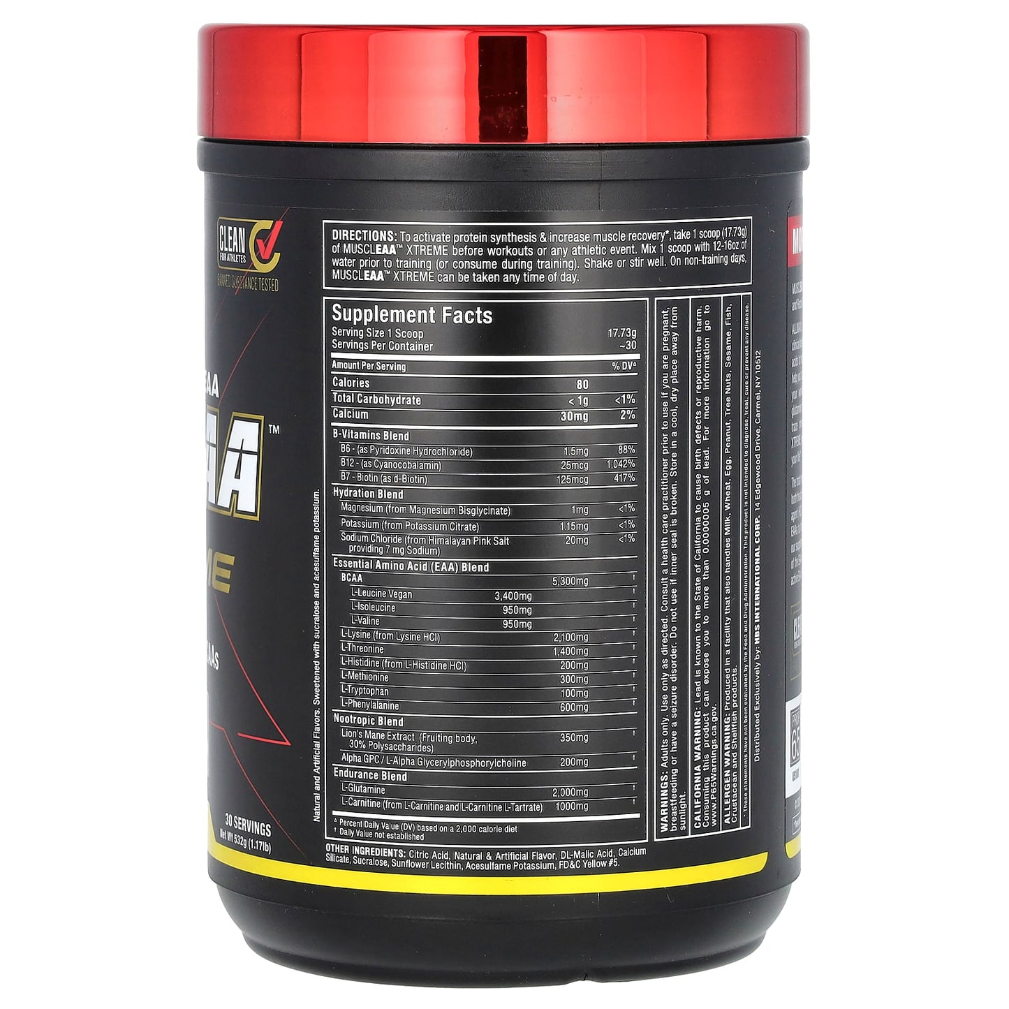 ALLMAX MUSCLEAA Xtreme Pina Colada - Intra Workout Supplement - Image 2