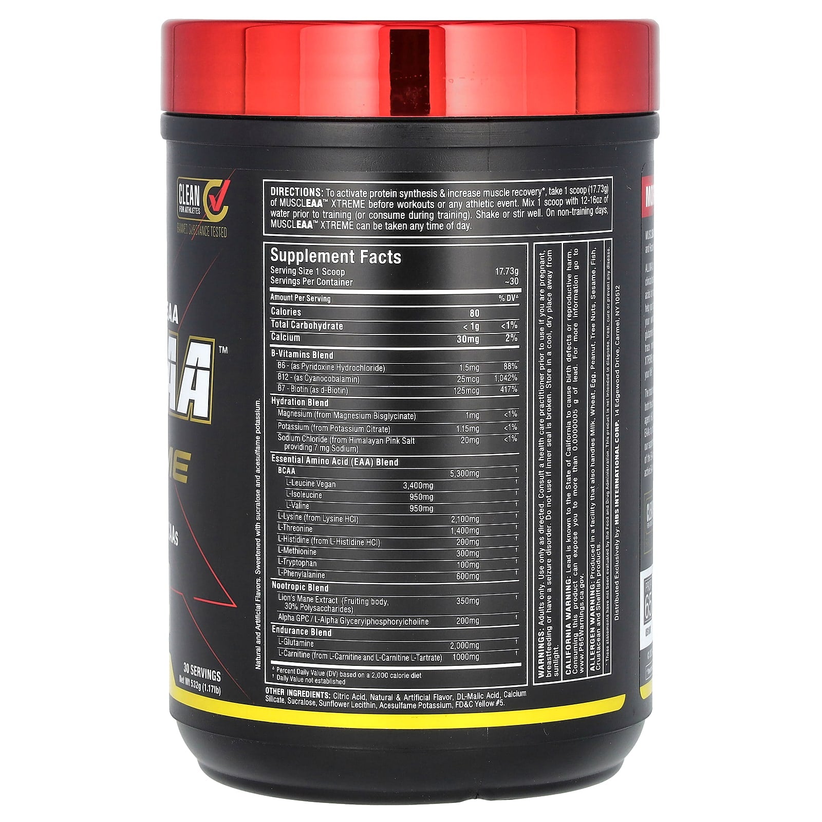 ALLMAX MUSCLEAA Xtreme Pina Colada - Intra Workout Supplement - Image 2