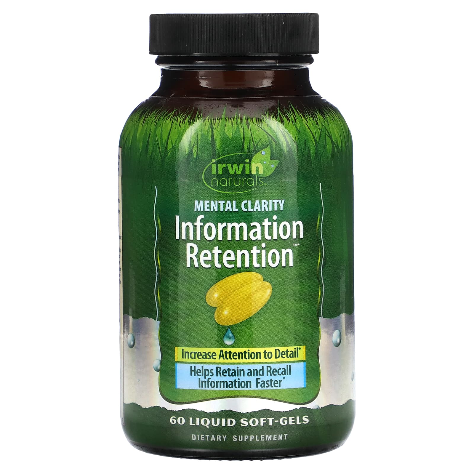 Irwin Naturals Mental Clarity & Focus, 60 Liquid Soft-Gels - Image 1