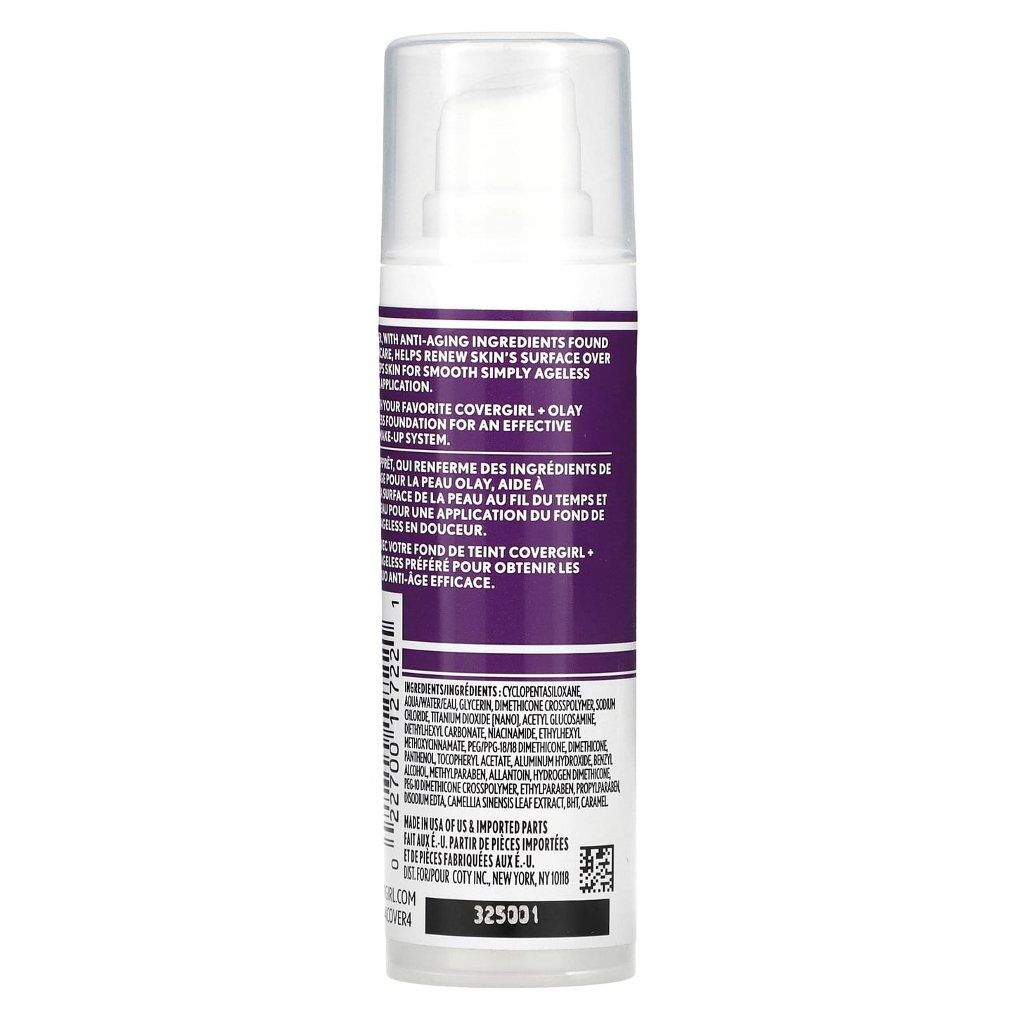 Covergirl Simply Ageless Anti-Aging Foundation Primer, 1 fl oz - Image 2