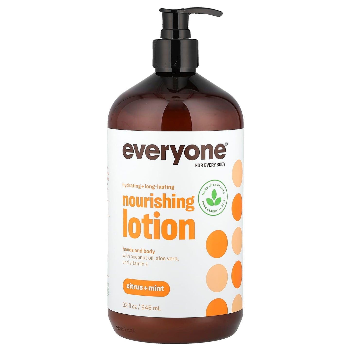 Citrus + Mint Nourishing Lotion for Hands and Body, 32 fl oz - Image 1