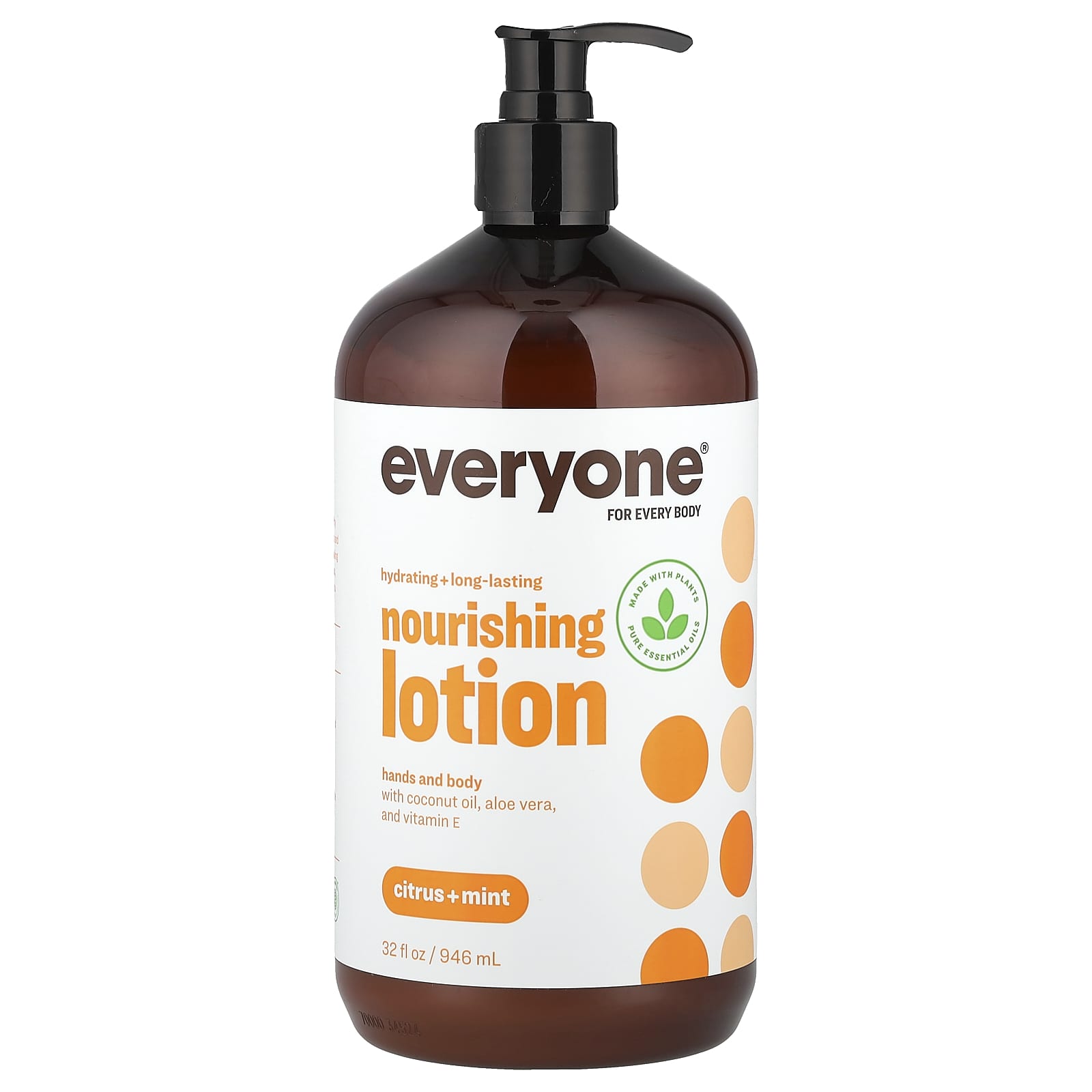 Citrus + Mint Nourishing Lotion for Hands and Body, 32 fl oz - Image 1