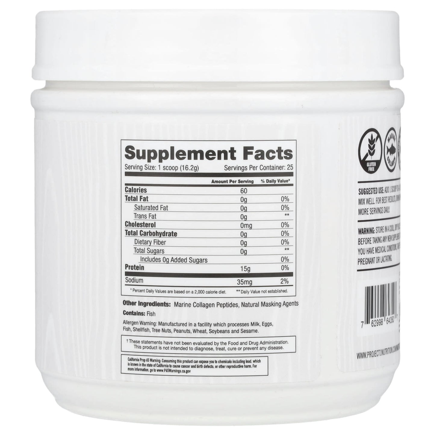 Martha Stewart Wellness, Marine Wellness Collagen, Unflavored, 14.19 oz (405 g) - Image 2