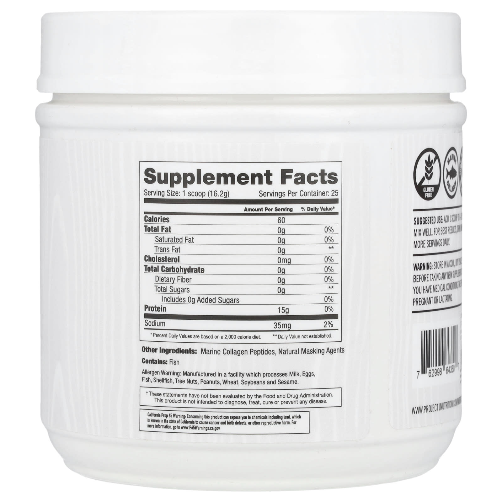 Martha Stewart Wellness, Marine Wellness Collagen, Unflavored, 14.19 oz (405 g) - Image 2