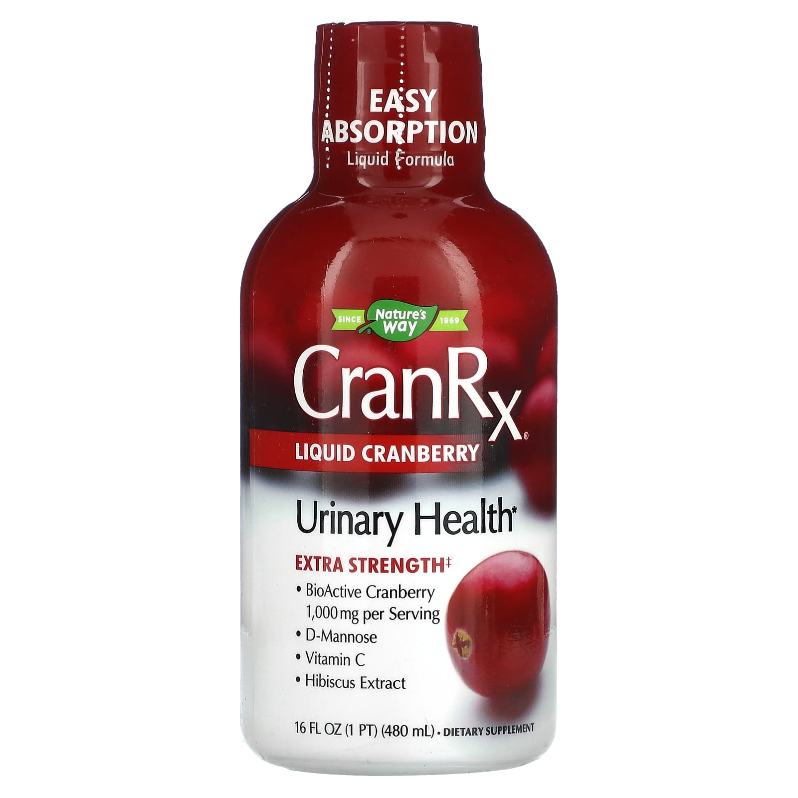 Nature's Way, CranRx, Liquid Cranberry, 16 fl oz (480 ml) - Image 1