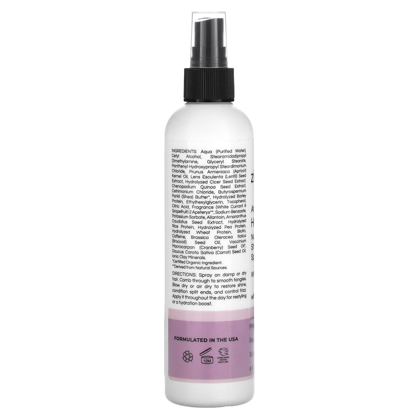 Zion Health, Ancient Minerals, Hair Restore, Nutritional Strengthening Spray, 8 fl oz (237 ml) - Image 2