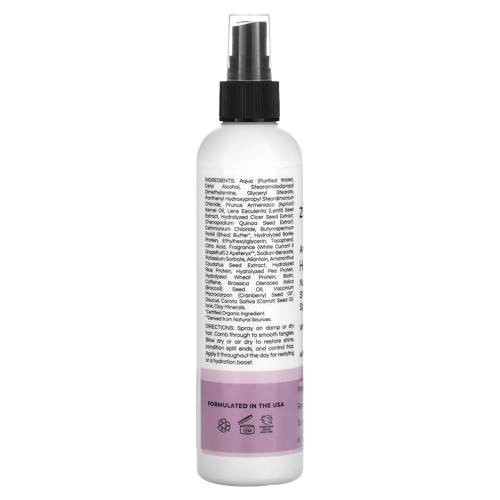 Zion Health, Ancient Minerals, Hair Restore, Nutritional Strengthening Spray, 8 fl oz (237 ml) - Image 2