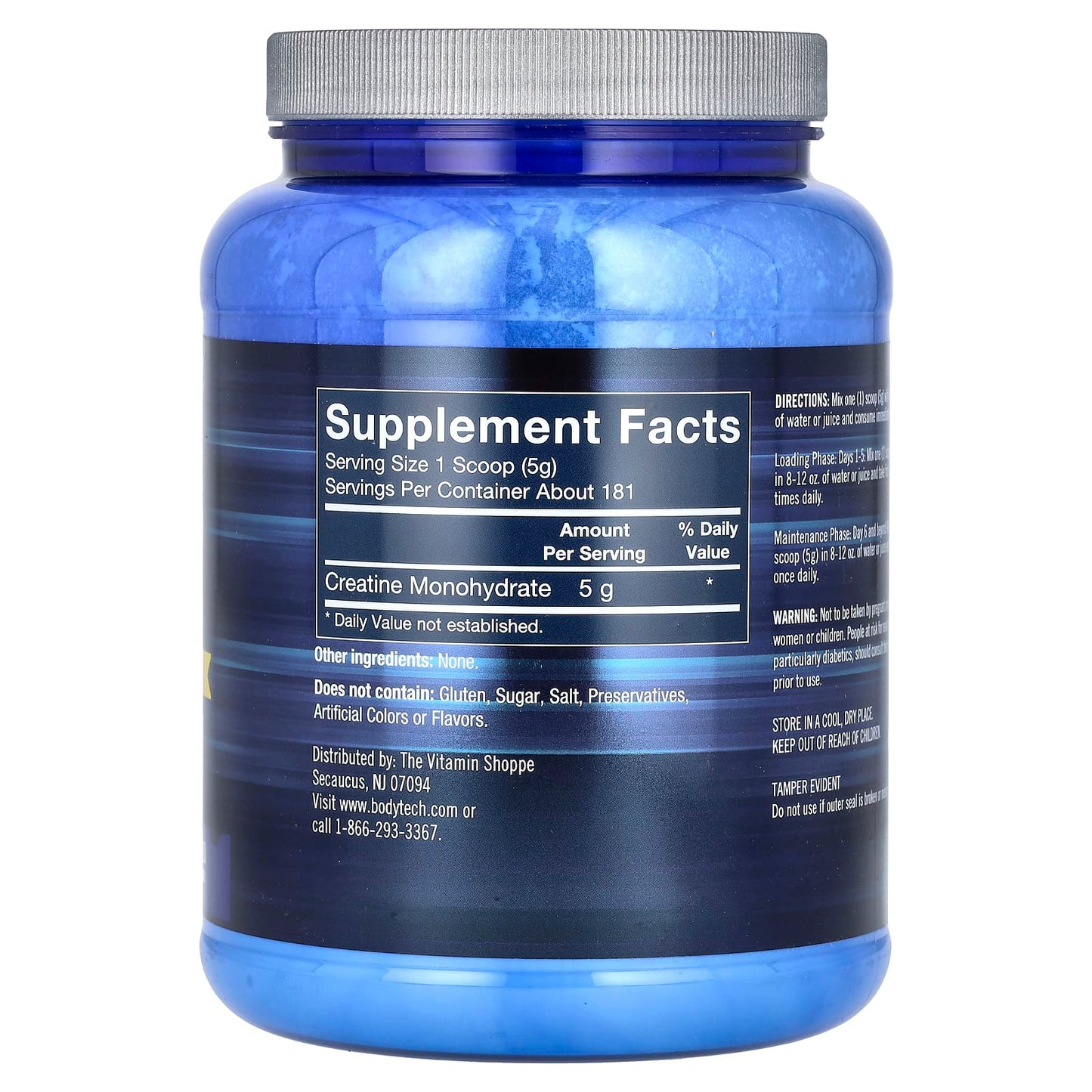 Pure Creatine Monohydrate for Muscle Strength & Endurance by BodyTech - Image 2
