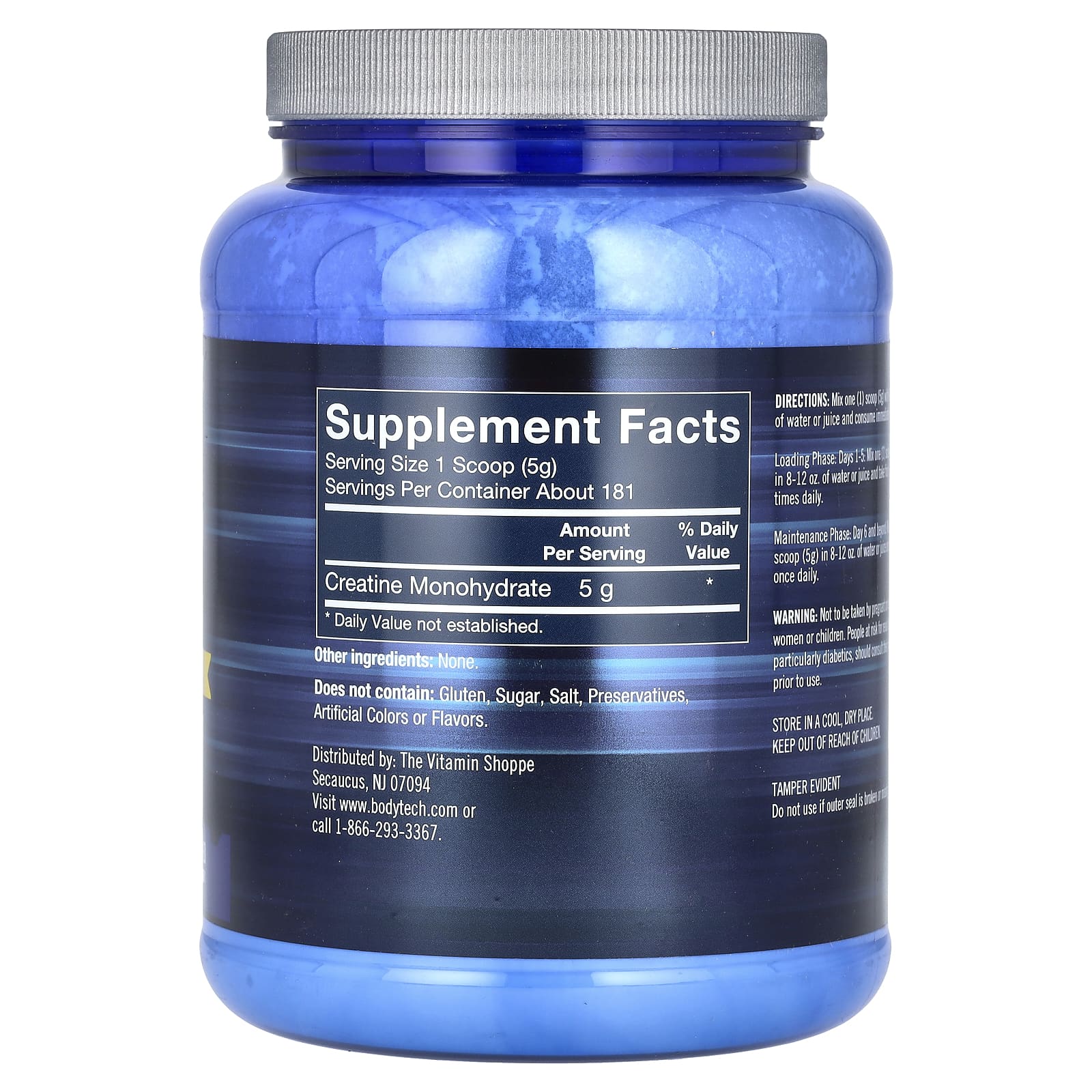 Pure Creatine Monohydrate for Muscle Strength & Endurance by BodyTech - Image 2