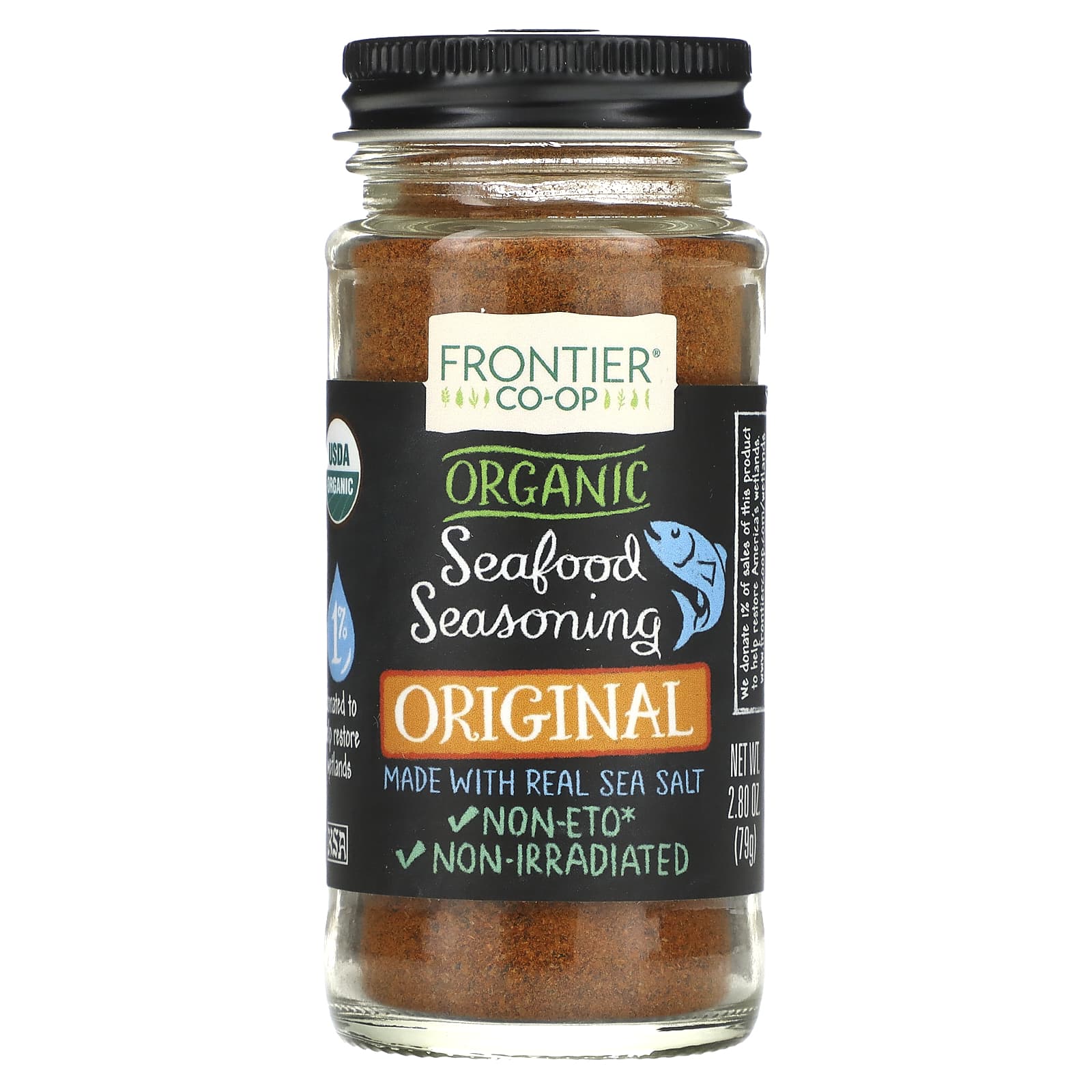 Frontier Co-op Organic Seafood Seasoning, 2.8 oz, USDA Certified - Image 1