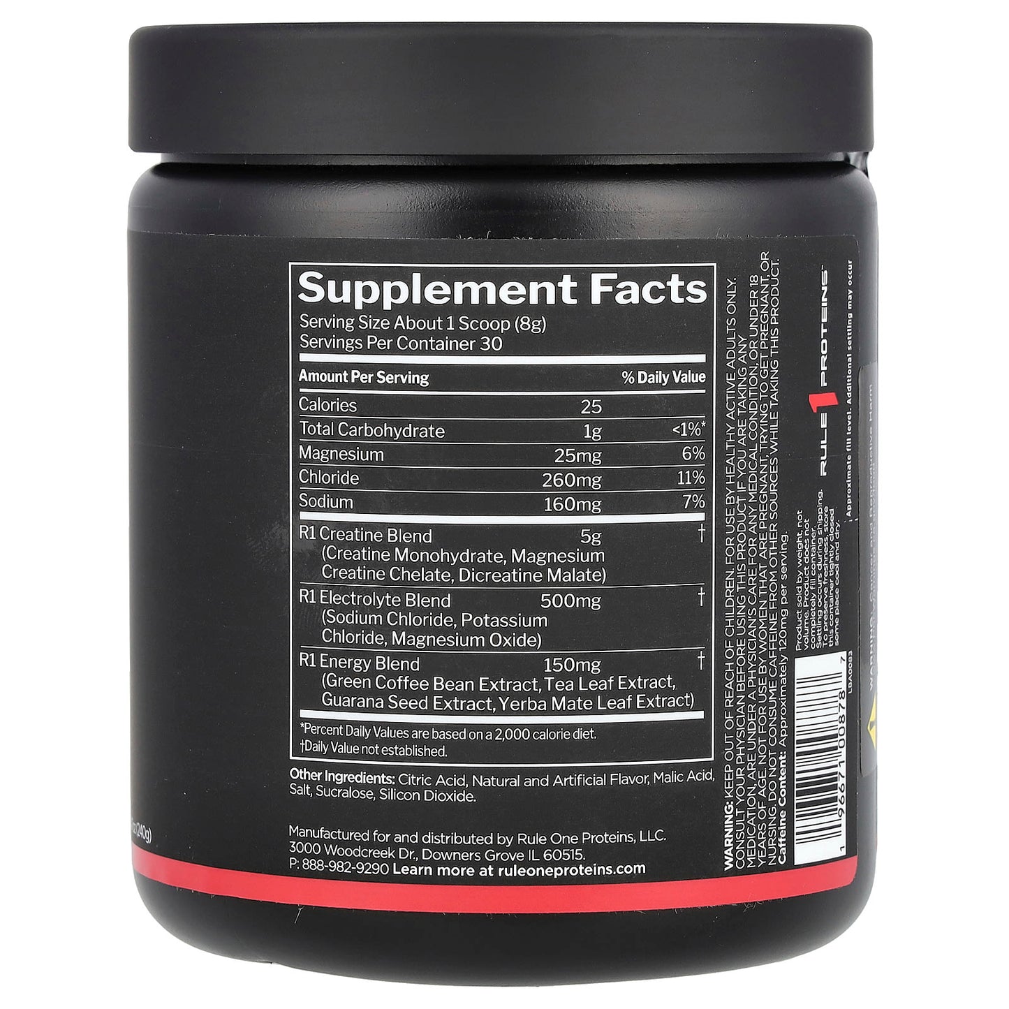 Rule One Proteins, Charged Creatine, Snow Cone, 8.47 oz (240 g) - Image 2