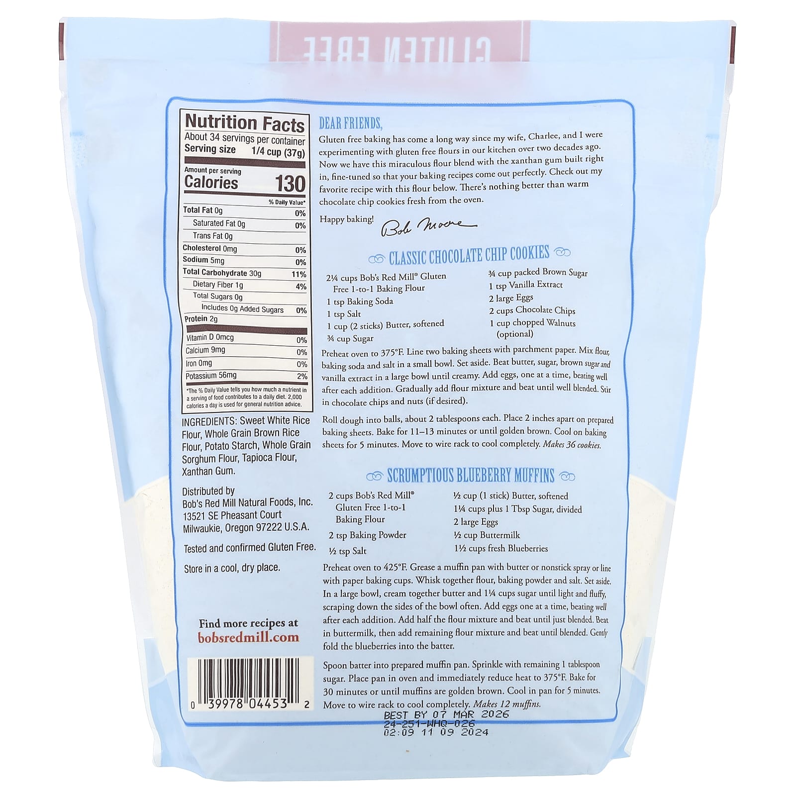 Gluten-Free Baking Made Easy with Bob's Red Mill 1:1 Flour - Image 2