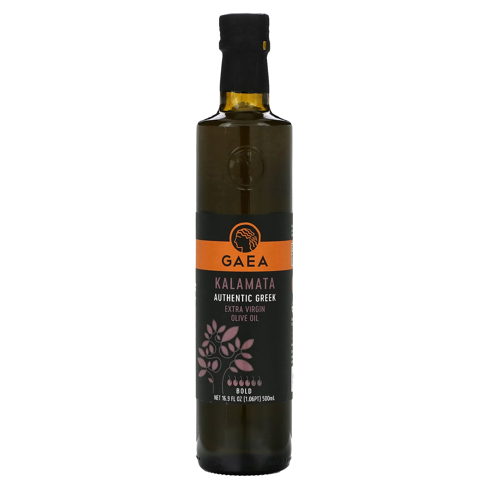 Gaea Kalamata Extra Virgin Olive Oil, 16.9 fl oz, Cold Extracted & P.D.O. - Image 1