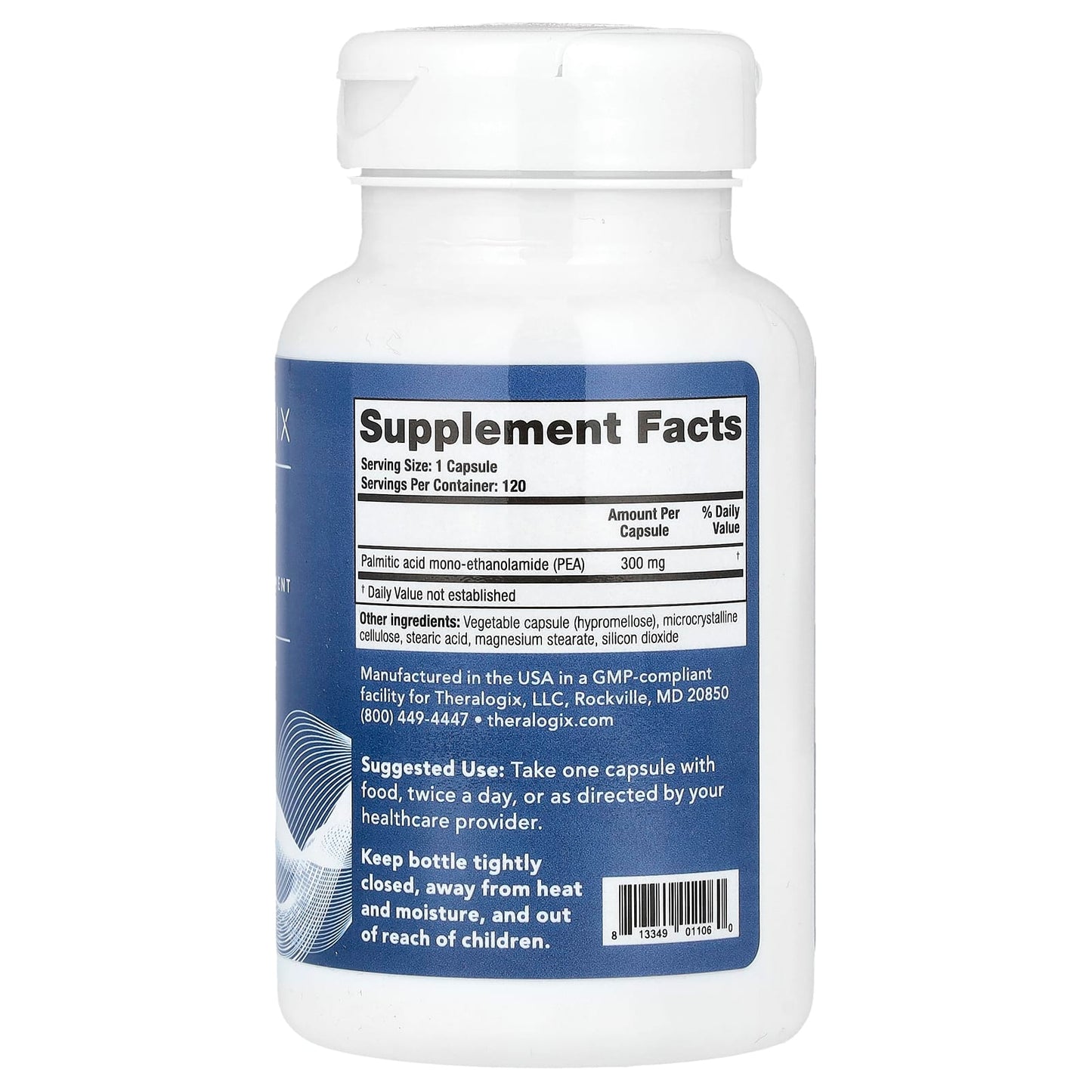 Theralogix, Canabrex, 120 Capsules (300 mg per Capsule) - Image 2