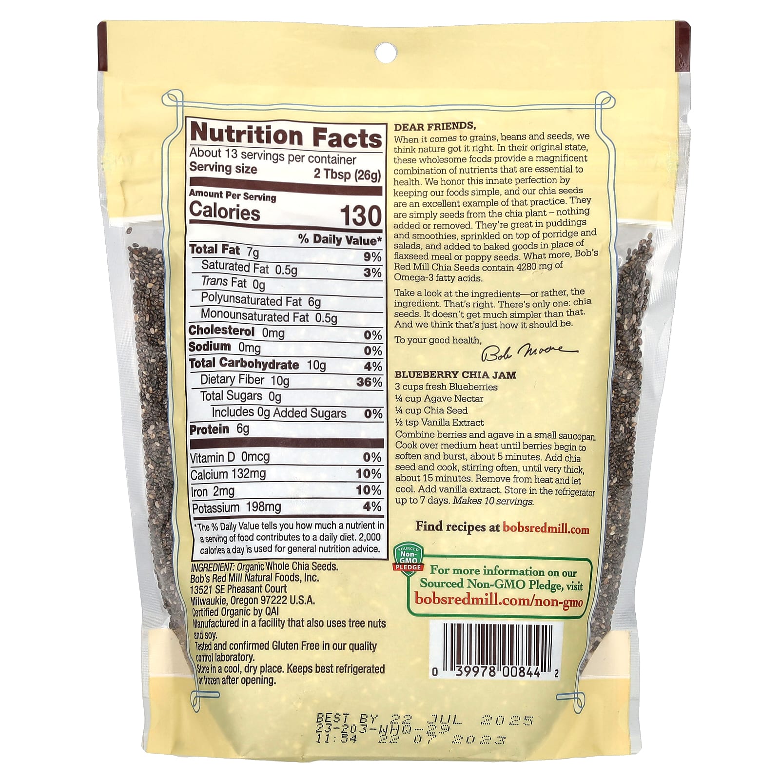 Organic Whole Chia Seeds for a Healthier You | Bob's Red Mill - Image 2