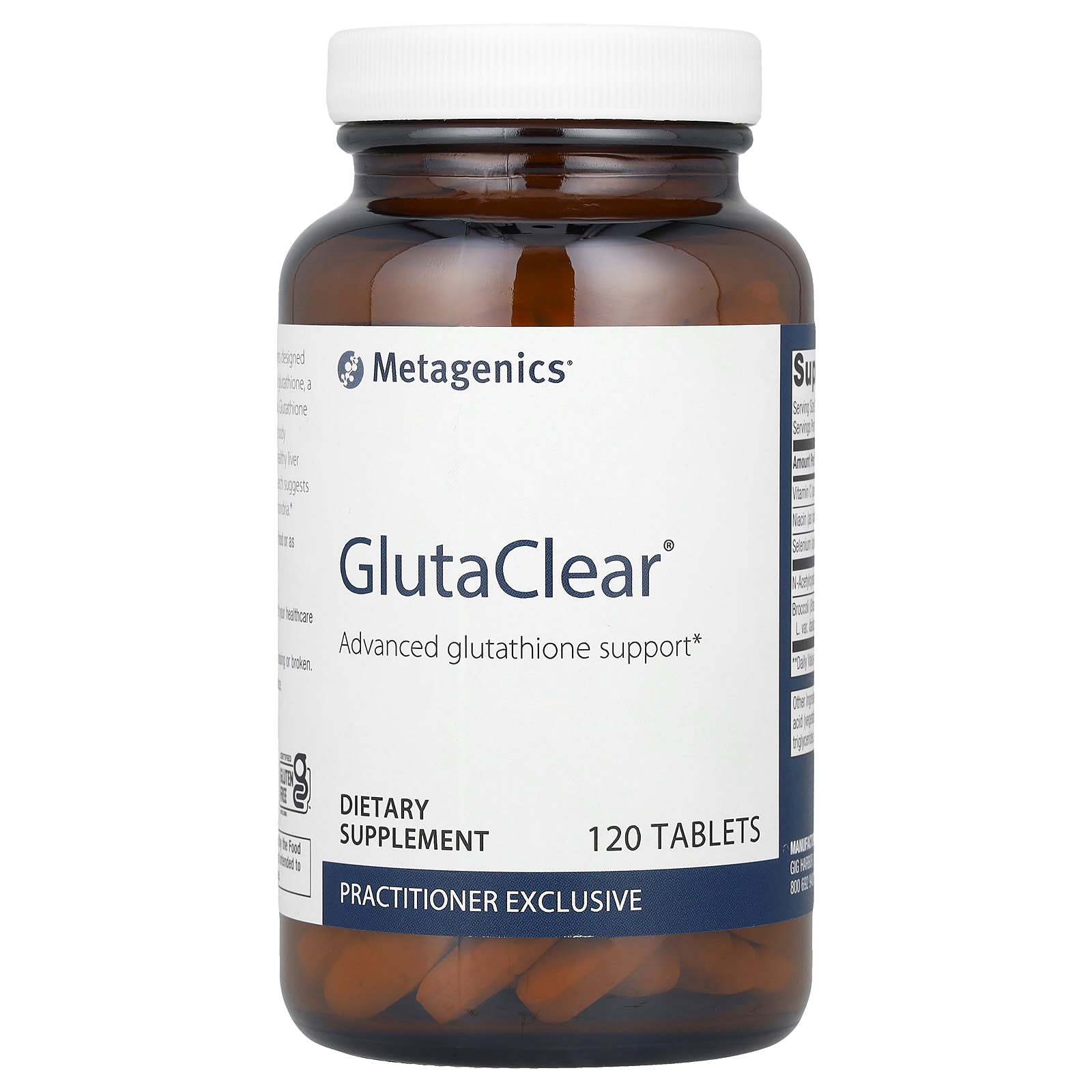 Metagenics, GlutaClear®, 120 Tablets - Image 1