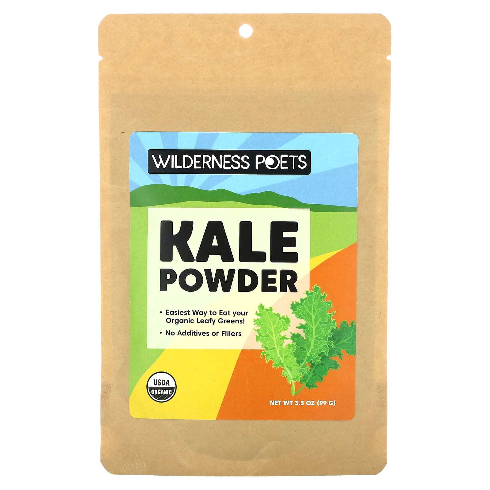 Wilderness Poets, Organic Kale Powder, 3.5 oz (99 g) - Image 1