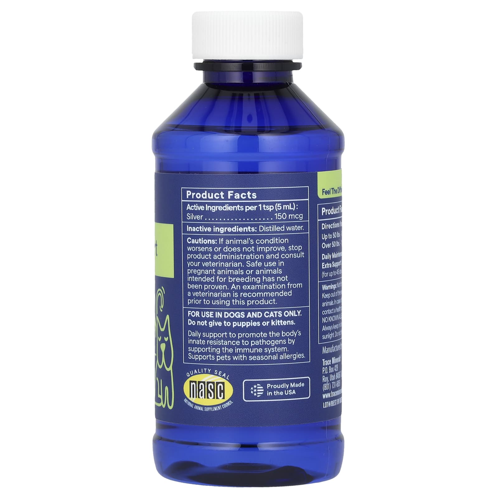 Trace, Pet, Immune Support, For Dogs & Cats, 4 fl oz (118 ml) - Image 2
