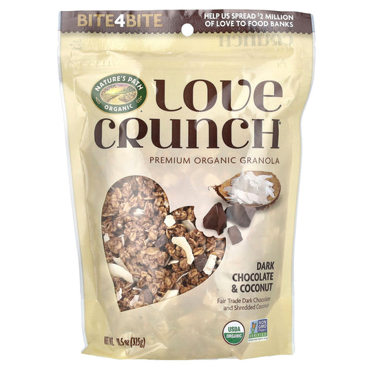 Nature's Path, Love Crunch®, Premium Organic Granola, Dark Chocolate & Coconut, 11.5 oz (325 g) - Image 1