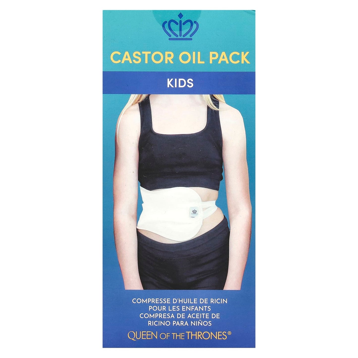 Queen of the Thrones, Castor Oil Pack, Kids, 1 Count - Image 2