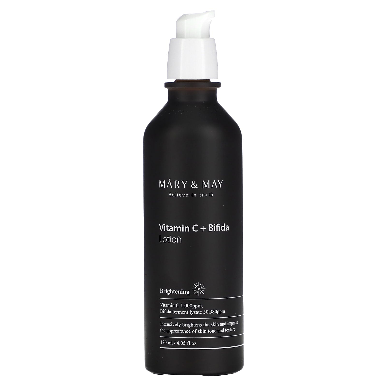 Mary & May, Vitamin C + Bifida, Lotion, 4.05 fl oz (120 ml) - Image 1