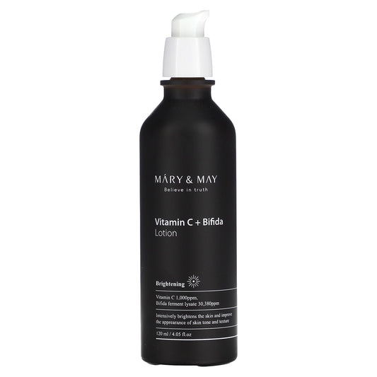 Mary & May, Vitamin C + Bifida, Lotion, 4.05 fl oz (120 ml) - Image 1