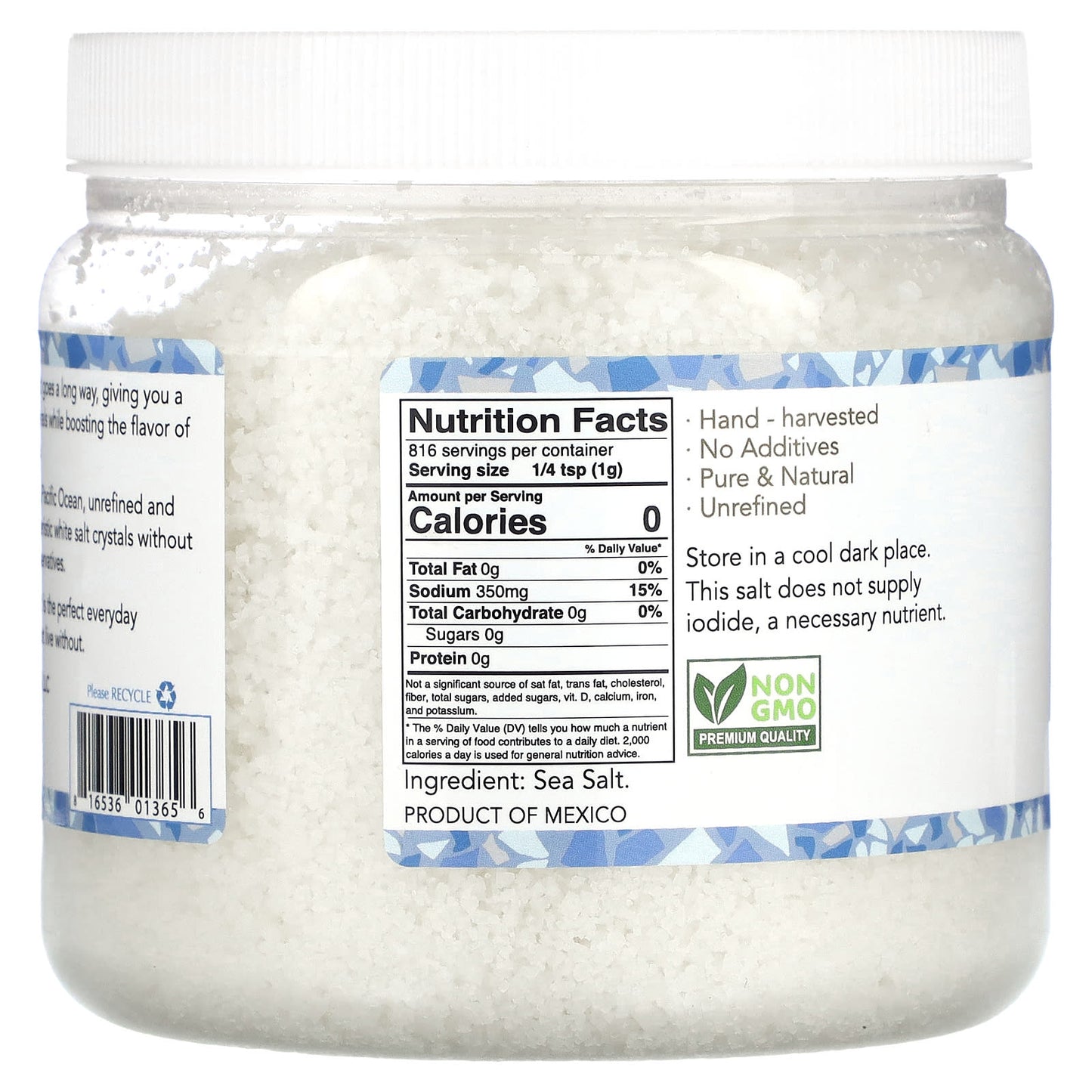 Kevala, Sea Salt, Medium Grain, 1.8 lb (816 g) - Image 2