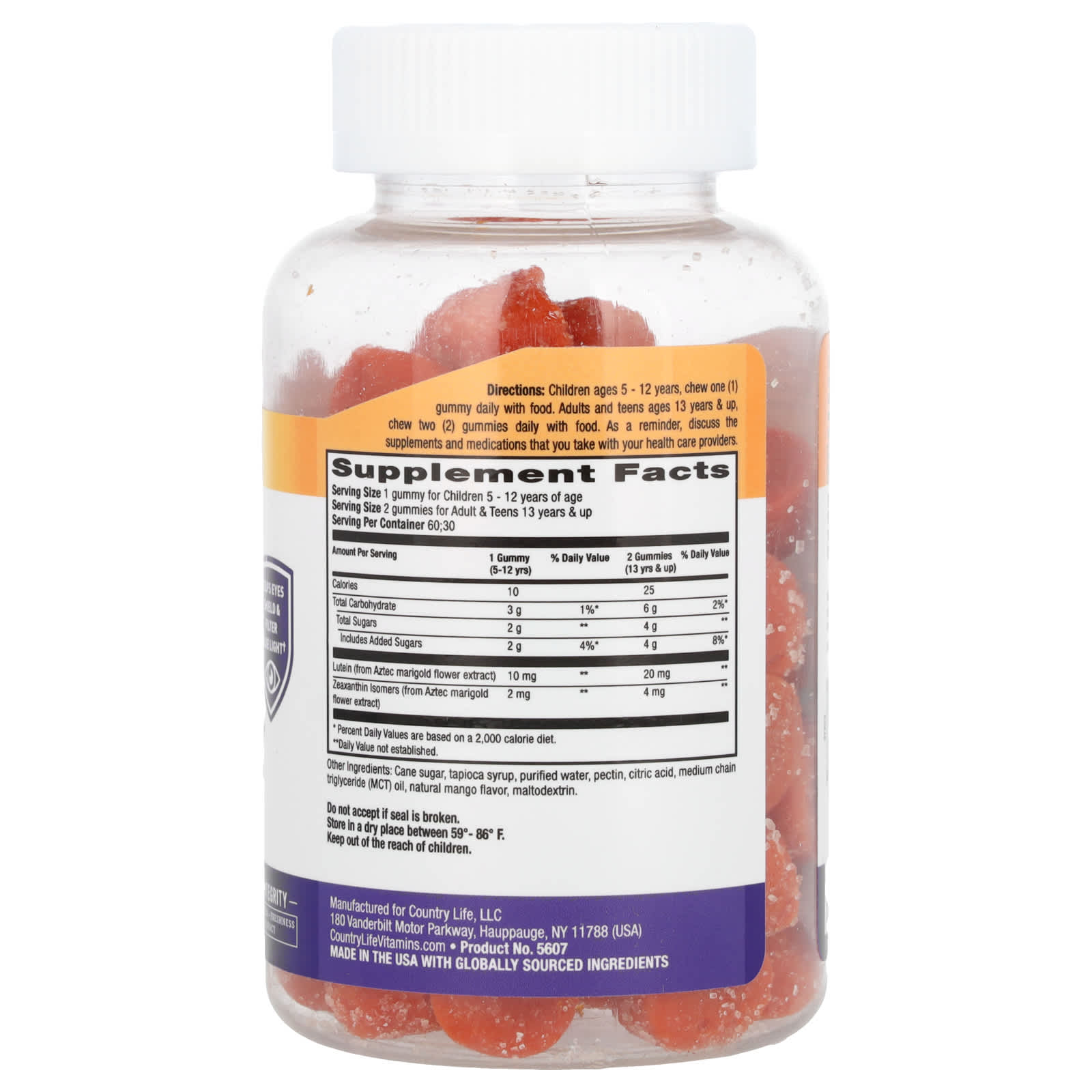 Country Life Lutein & Zeaxanthin Eye Health Gummies - Image 2