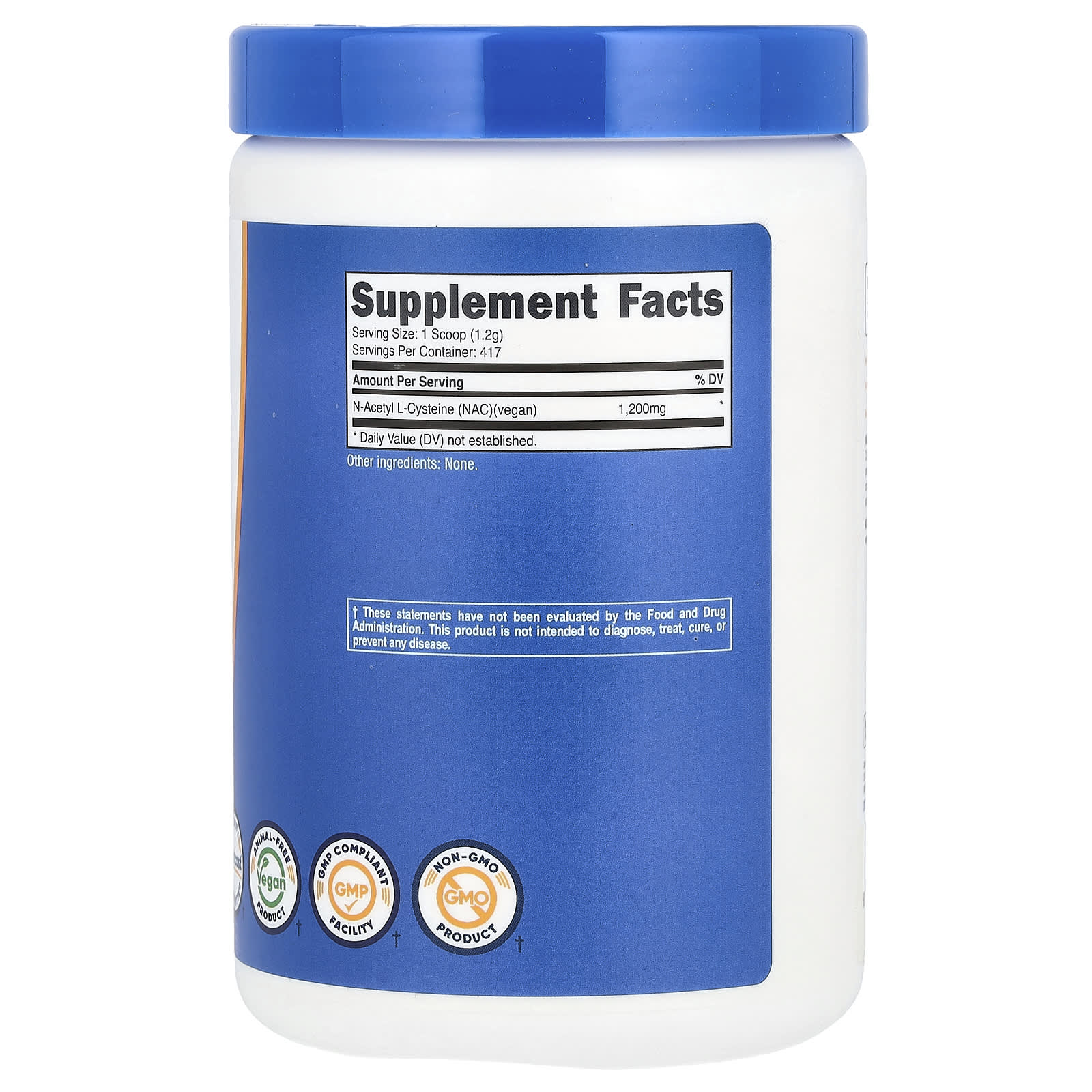Nutricost, NAC, Unflavored, 17.9 oz (500 g) - Image 2