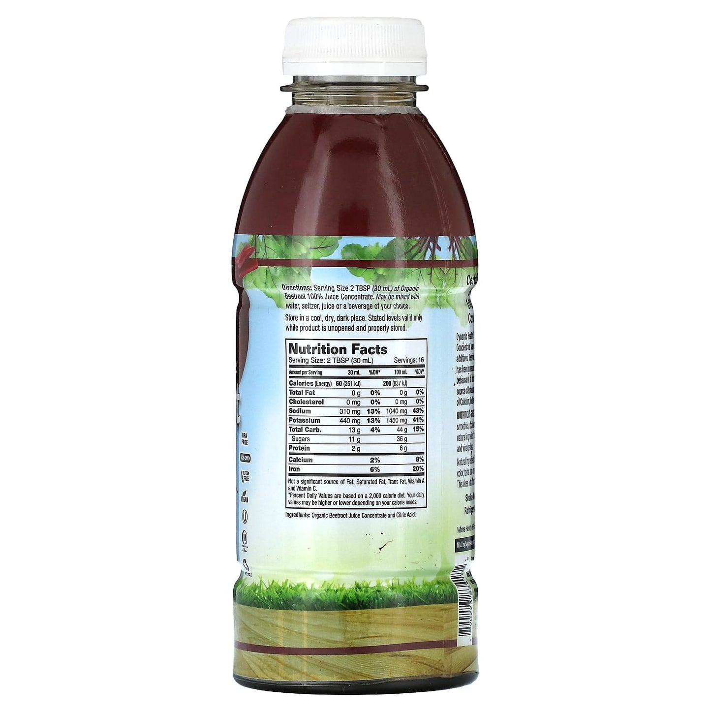 Certified Organic Beetroot Juice Concentrate by Dynamic Health - Image 2