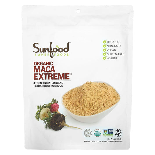 Sunfood, Organic Maca Extreme, 8 oz (227 g) - Image 1