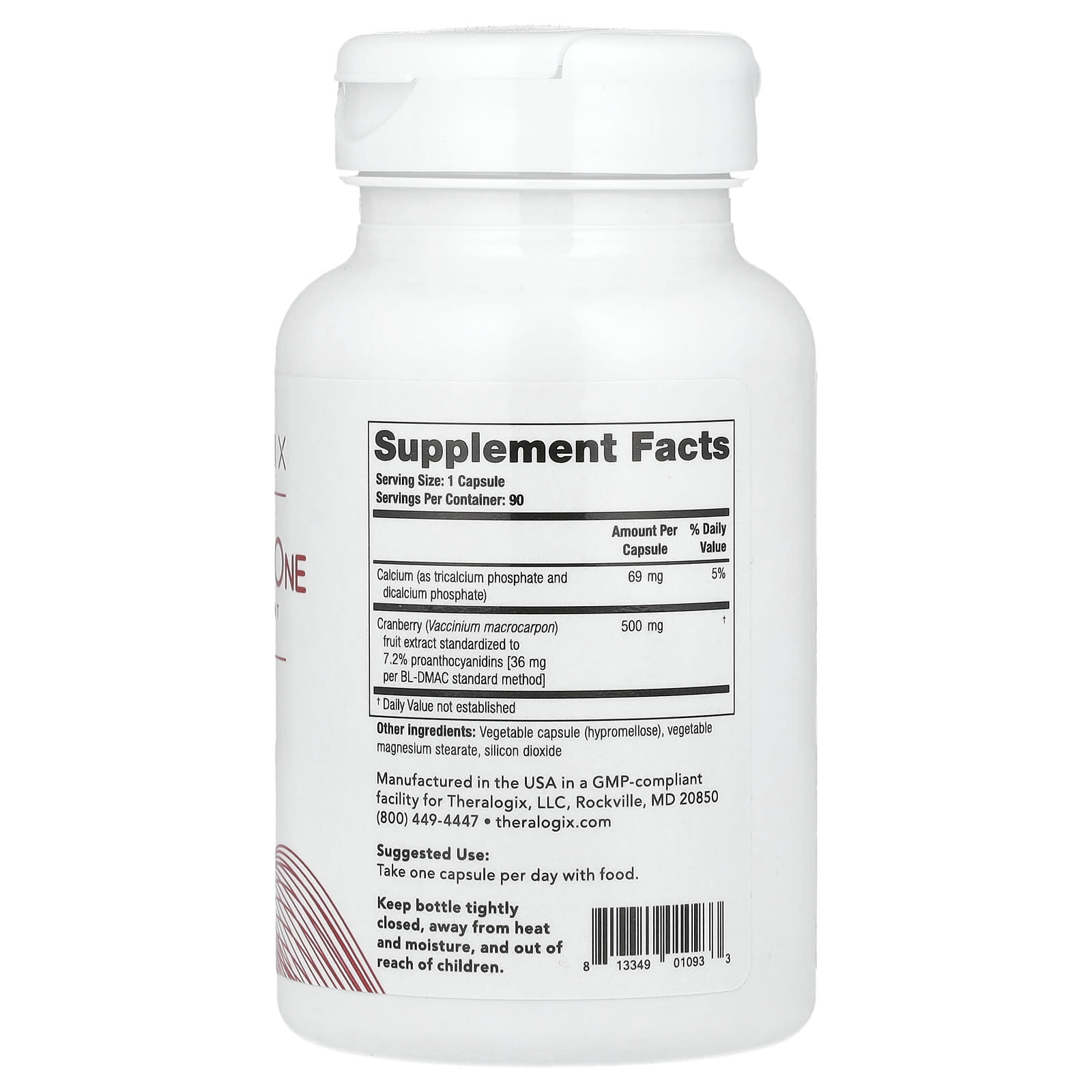 Theralogix, TheraCran One, 90 Capsules - Image 2