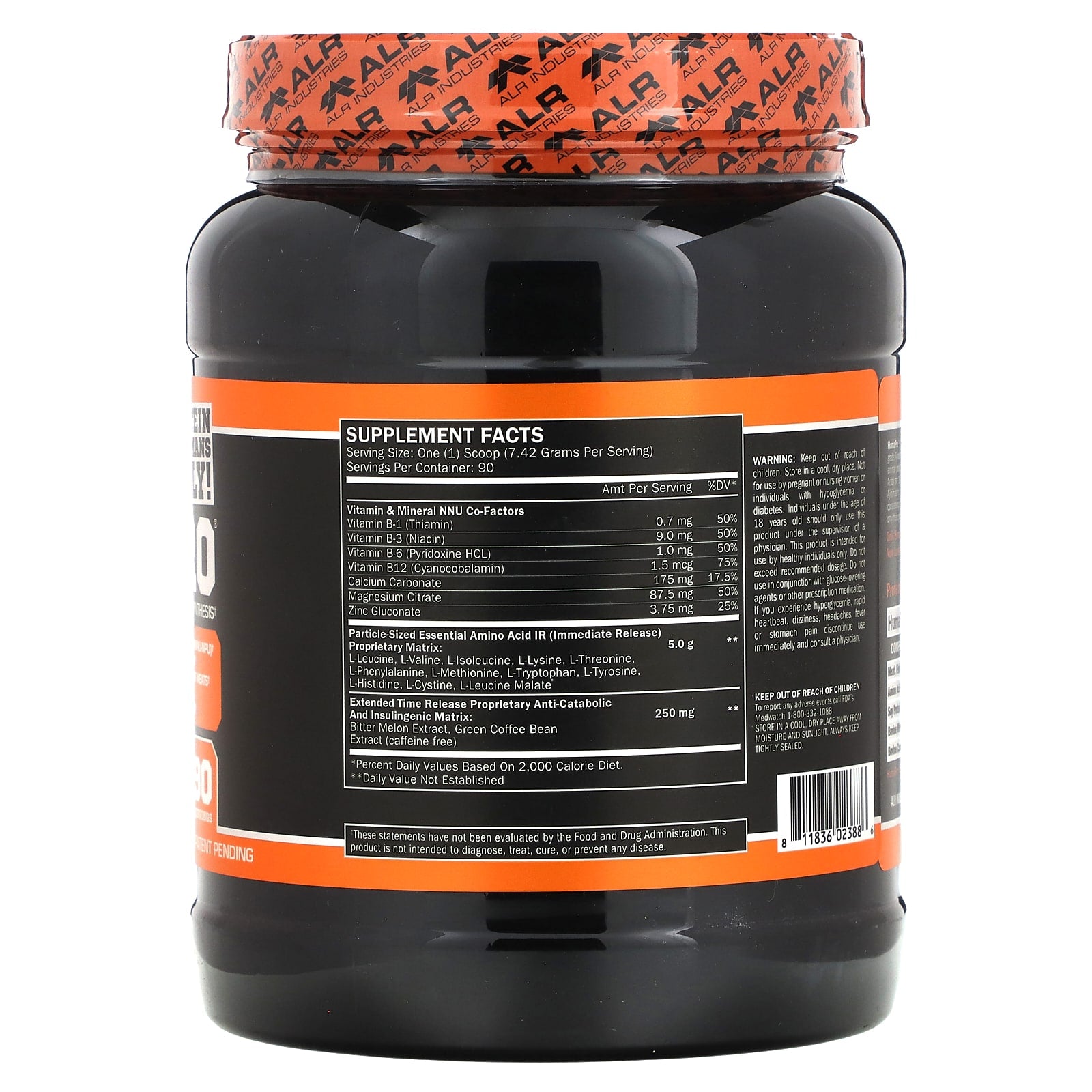 ALR Industries HumaPro Passion Fruit 23.52 oz - Human Protein Synthesis - Image 2