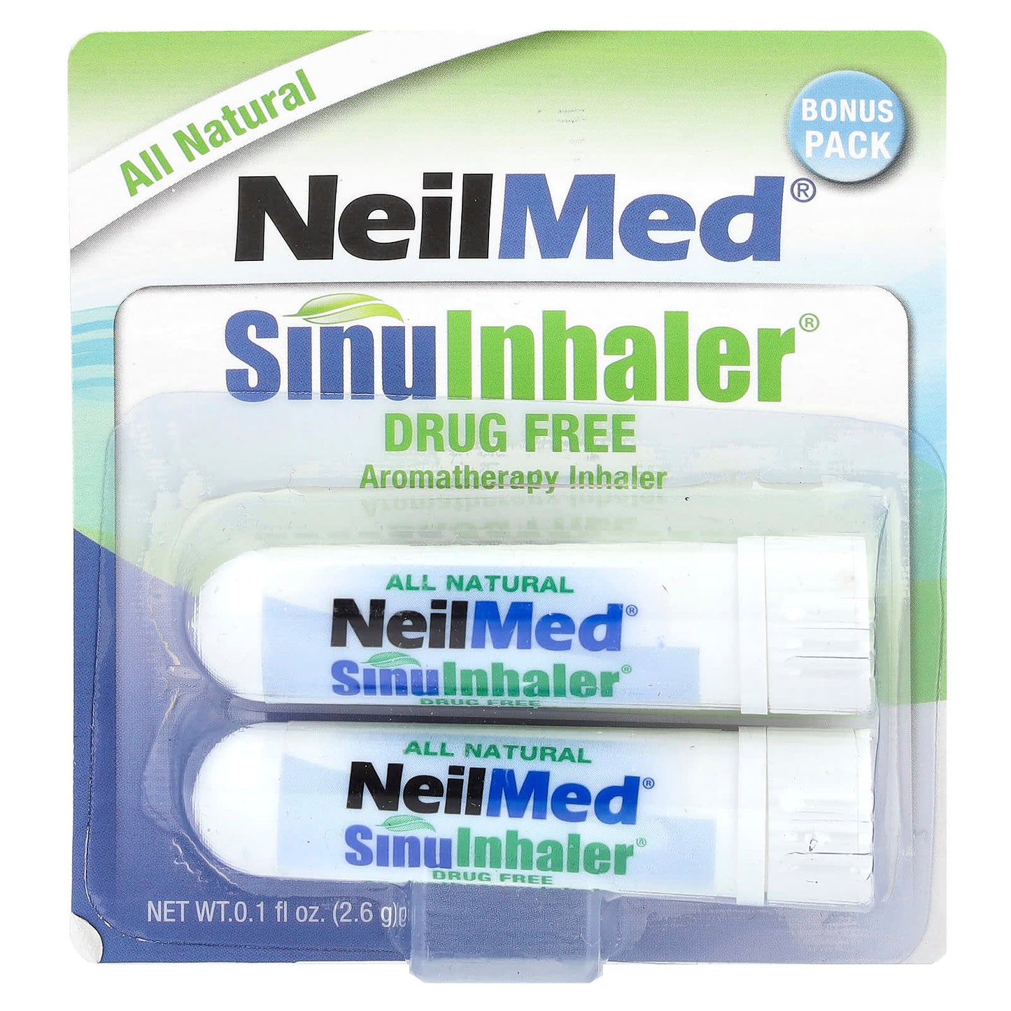 NeilMed, SinuInhaler®, Aromatherapy Inhaler, 2 Inhalers, 0.1 fl oz (2.6 g) - Image 2