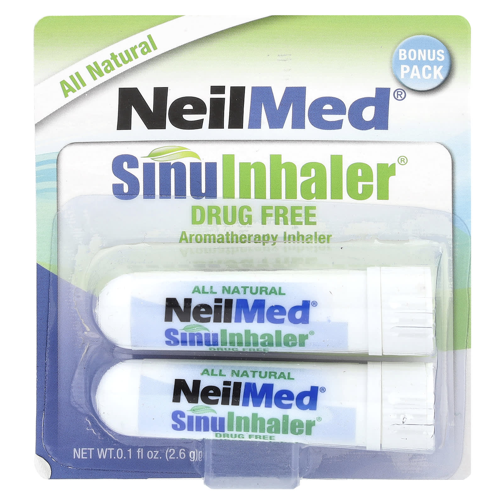 NeilMed, SinuInhaler®, Aromatherapy Inhaler, 2 Inhalers, 0.1 fl oz (2.6 g) - Image 2