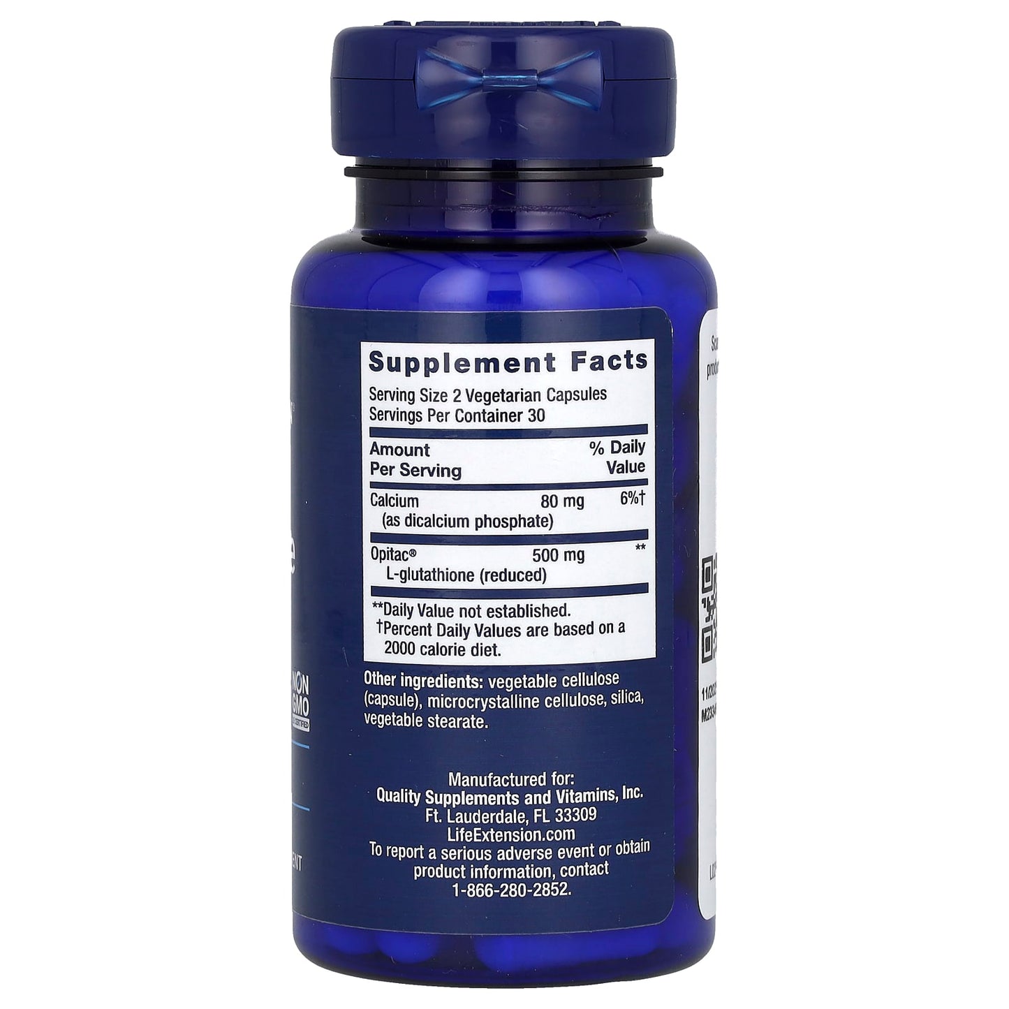 Life Extension, Glutathione, 60 Vegetarian Capsules - Image 2