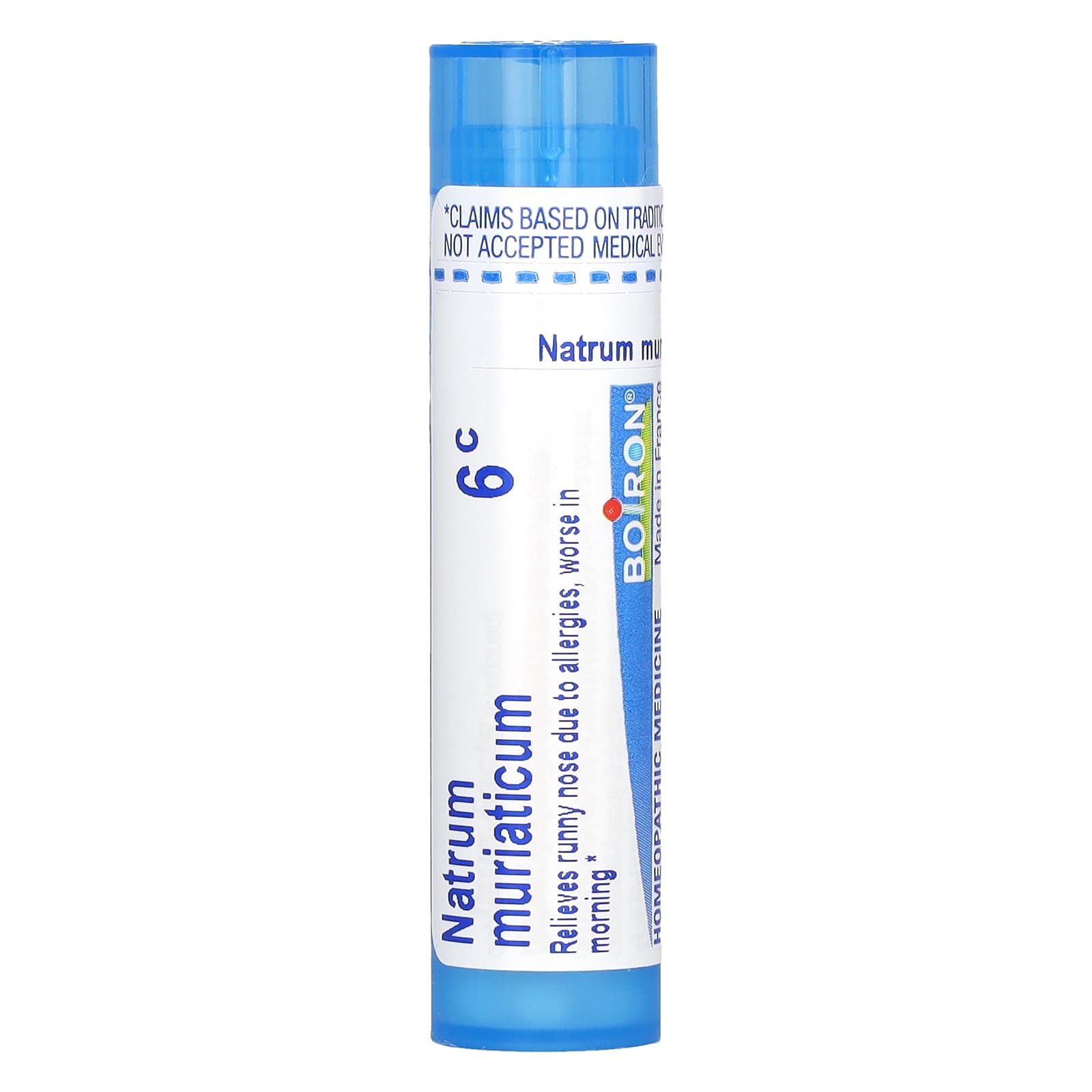Allergy Relief with Boiron Natrum Muriaticum 6C, 80 Pellets - Image 1